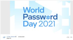▲2021年時Intel也有分享世界密碼日的活動。(圖／翻攝官網)