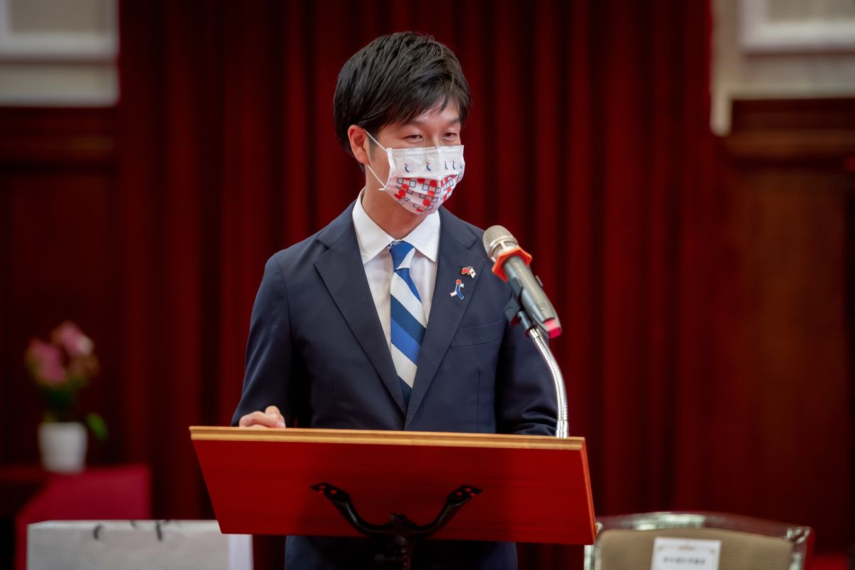 ▲日本自民黨青年局長鈴木憲和將再度訪台，蔡英文將在明日上午接見。（資料照／總統府提供）