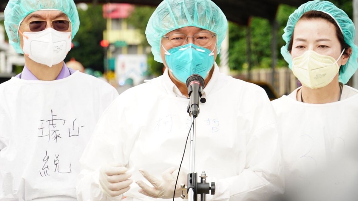 ▲針對北市何時「軟性封城」，台北市長柯文哲5日表示，現階段還無法預測，但將會在三天前公布。（圖／台北市政府提供）