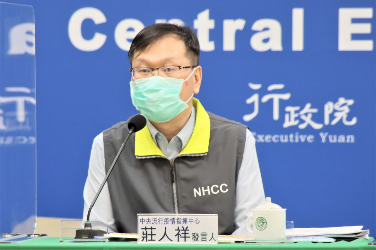 ▲中央流行疫情指揮中心發言人莊人祥。（圖／指揮中心）