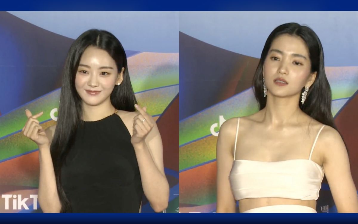 ▲《二十五，二十一》金泰梨（右）、《殭屍校園》趙怡賢。（圖／baeksang.official tiktok）