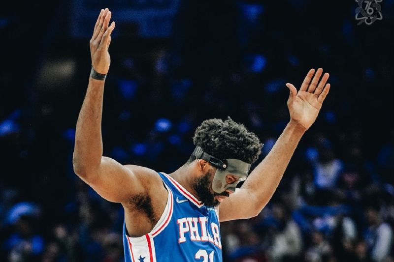 ▲Joel Embiid。（圖／取自費城76人推特）