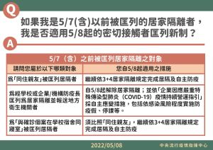 ▲指揮中心表示，未來匡列密切接處者對象，以「同住親友」為原則。（圖／指揮中心提供）