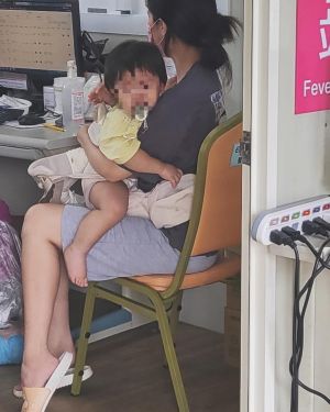 ▲鄧福如1歲兒子確診。(圖/翻攝鄧福如IG) ▲鄧福如1歲兒子確診。(圖/翻攝鄧福如IG)