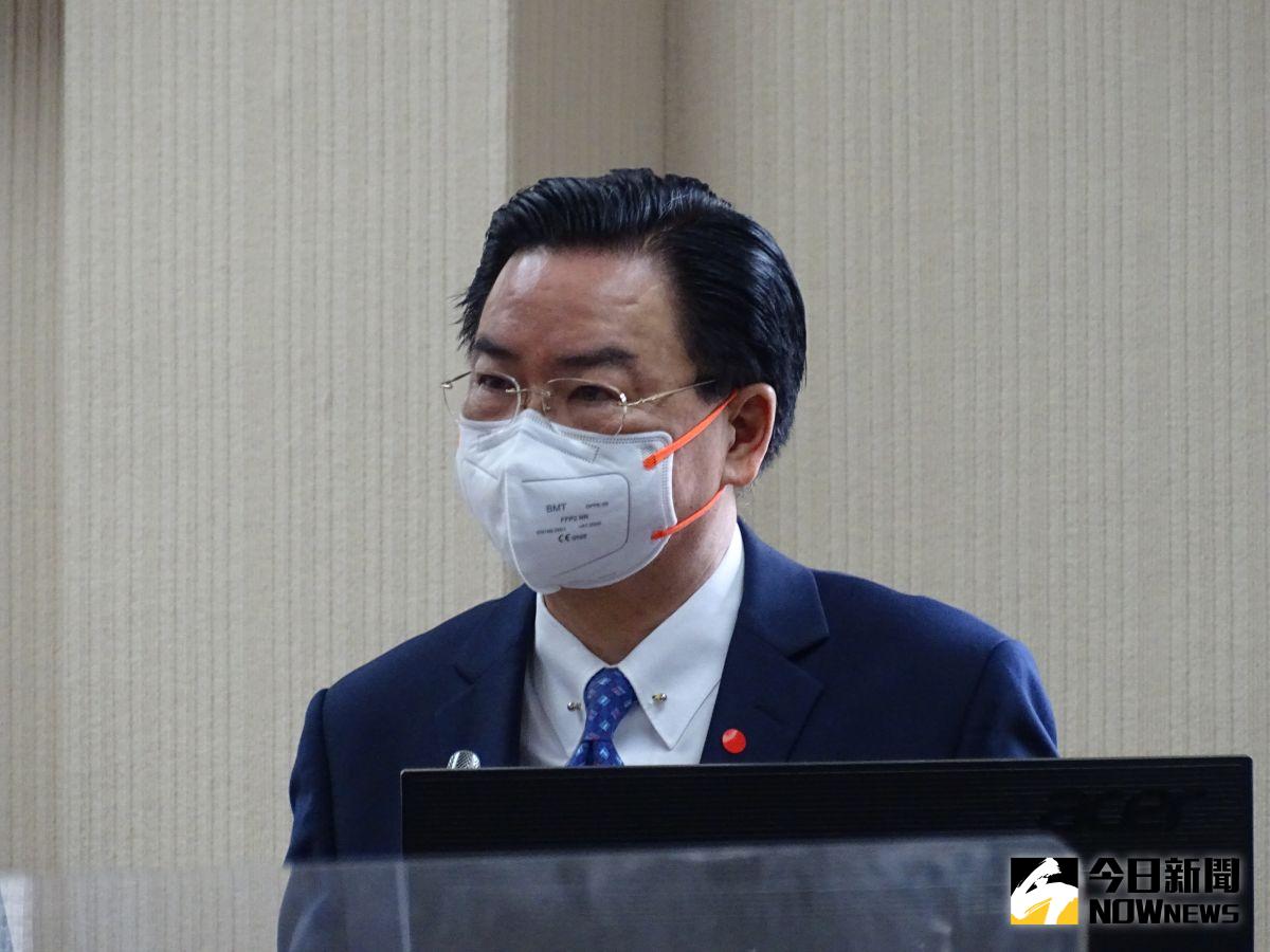 ▲阻止威權主義蔓延，外交部長吳釗燮呼籲民主陣營必須團結。（圖／記者呂炯昌攝）