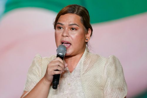 ▲菲律賓總統大選 副總統候選人 現任總統杜特蒂長女 薩拉杜特蒂（Sara Duterte）　（圖／美聯社／達志影像）