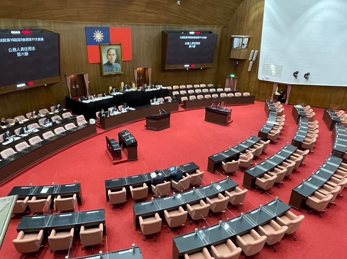 ▲立法院院會今（10）日三讀修正通過《公務人員任用法部分條文修正案》。（圖／記者王敏旭攝，2022.05.10）