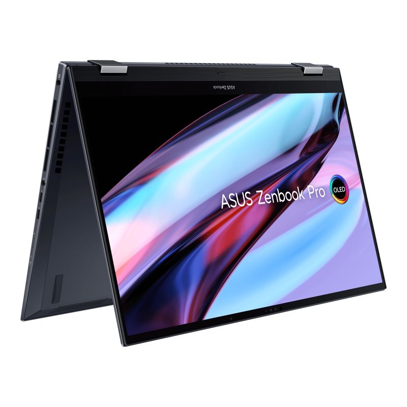 ▲Zenbook Pro 15 Flip OLED翻轉螢幕，配備15.6吋2.8K 120 Hz OLED觸控螢幕。(圖／官方提供)