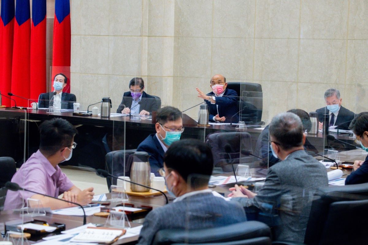 ▲行政院長蘇貞昌今（10）日召開擴大防疫會。（圖／行政院提供）
