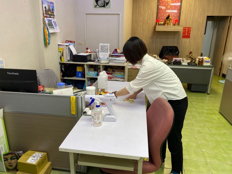 ▲陳文政助理已完成服務處清消,並取消所有戶外行程3天。(圖/陳文政臉書,2022.05.10)