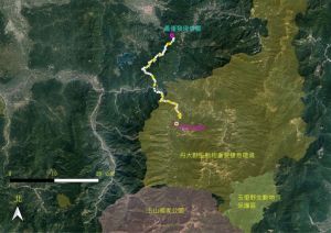 ▲林務局從移動路徑發現，東卯山黑熊除因經過聚落或受地形影響修正路線外，東卯山黑熊明顯逐漸往北移動，呈現「北返」的現象，與文獻指出美洲黑熊的成年公熊在野放後常有的「返家行為」或有相似性。（圖／林務局提供）