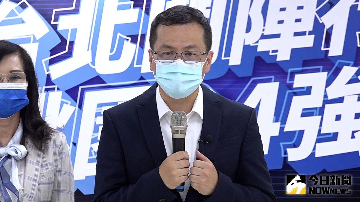 ▲國民黨台北市議員羅智強11日接受訪問時，表示與陳時中的差距僅差5%，對他來說是個鼓勵。（圖／記者朱永強攝，2022.05.11）