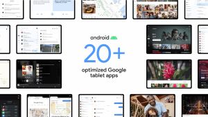 ▲超過 20 個 Google 應用程式將提供更良好的平板電腦使用體驗。(圖／翻攝官網)