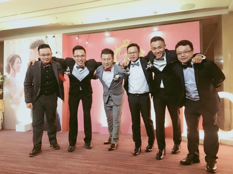 ▲高雄市議員林智鴻（左二）向中共當局喊話，讓李孟居（右一）回台灣跟家人團圓，與朋友相聚。（圖／林智鴻提供）