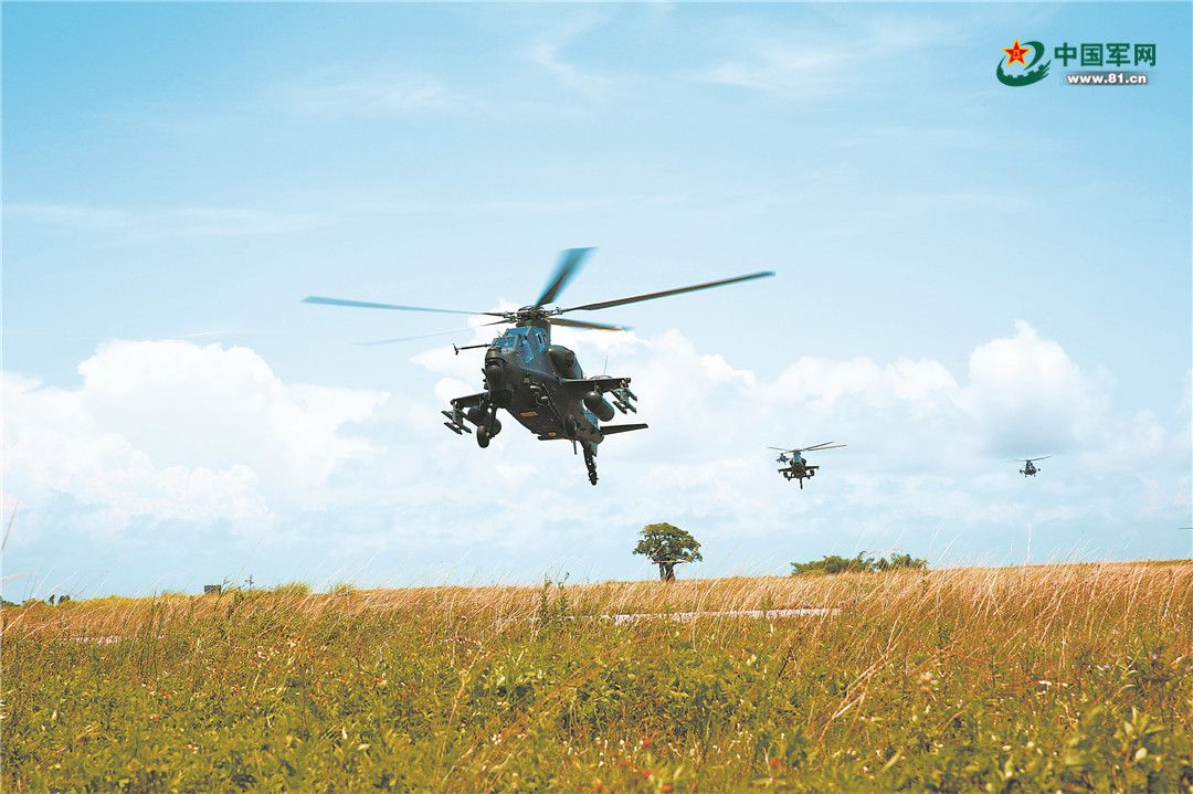 ▲共軍武直10攻擊直升機。(圖／中國國防部)