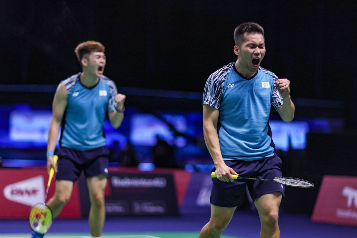 ▲「麟洋配」王齊麟與李洋，曾榮登男雙世界第二。（圖／Badminton photo提供）