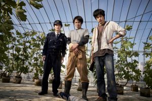 ▲神木隆之介(左)能跟小時候偶像藤原龍也(中)、 松山研一合作非常興奮。(圖/車庫娛樂) ▲神木隆之介(左)能跟小時候偶像藤原龍也(中)、 松山研一合作非常興奮。(圖/車庫娛樂)