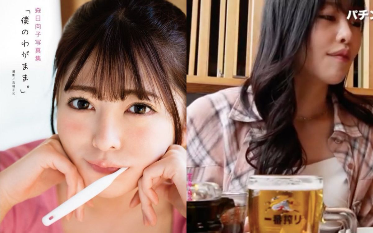 ▲AV女優森日向子動刀鼻嘴全歪。（圖／森日向子IG、一劍浣春秋Twitter）