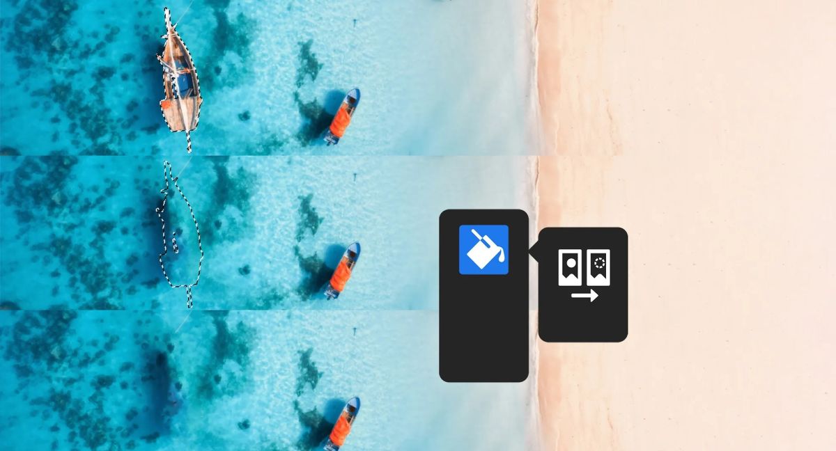 ▲Photoshop iPad 版導入大量一鍵功能，進一步簡化操作流程。(圖/官方提供)
