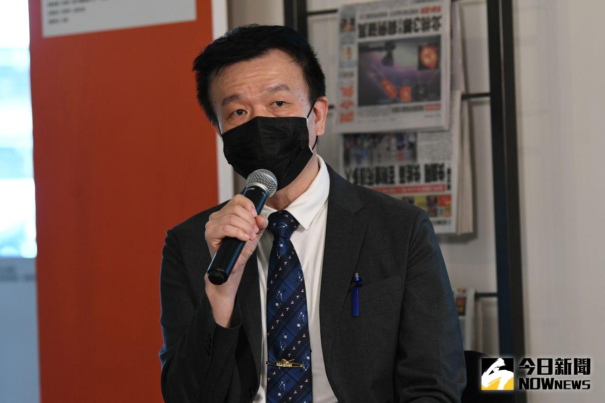 ▲于北辰表示，如果要像烏克蘭長期對抗強權，那我國未來全民國防要更落實。（圖／記者林調遜攝，2022.05.14）