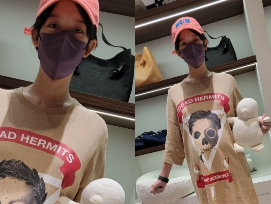 ▲孟耿如等待女兒出生。（圖／翻攝黃子佼臉書）