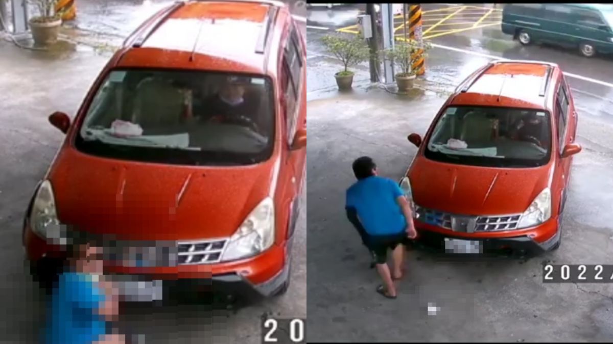 ▲有網友抱怨，在家門前踩到排泄物，結果調出監視器後，離譜的畫面讓他氣到不行。（圖／爆廢公社）