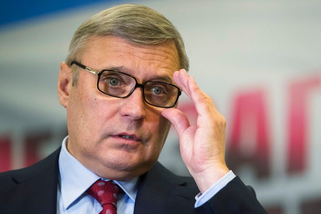 ▲嚴詞批評莫斯科對烏克蘭發動軍事行動的俄羅斯反對派政治人物、前總理卡西亞諾夫（Mikhail Kasyanov）表示，他已暫時離開俄國，但希望有天能夠重返。資料照。（圖／美聯社／達志影像）