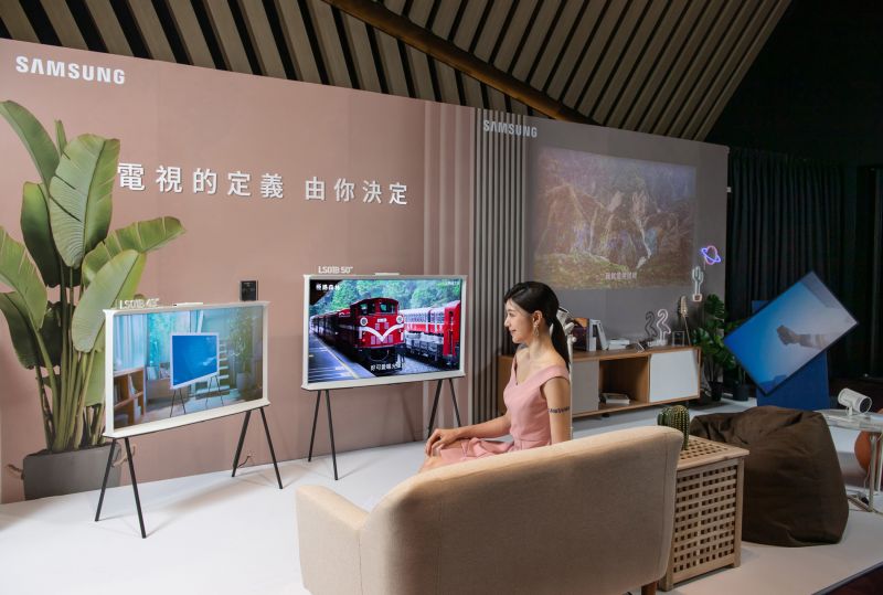 ▲「The Serif風格電視」能提升空間氛圍、吸引賓客目光。(圖/品牌提供)
