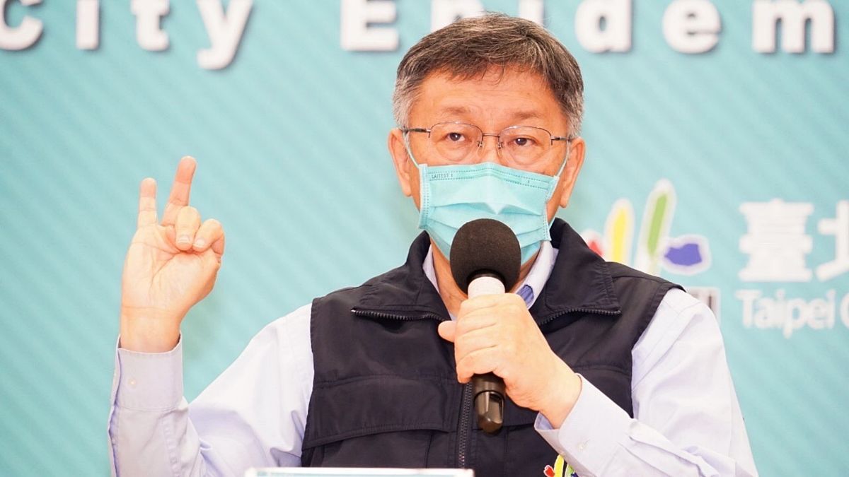 ▲針對媒體人周玉蔻質疑「為何不服用抗病毒藥物」，台北市長柯文哲24日反嗆「不需要為黑而黑」。（資料照／台北市政府提供）