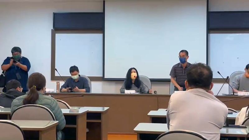 ▲台灣首府大學高層與學生座談。（圖／私校工會提供）