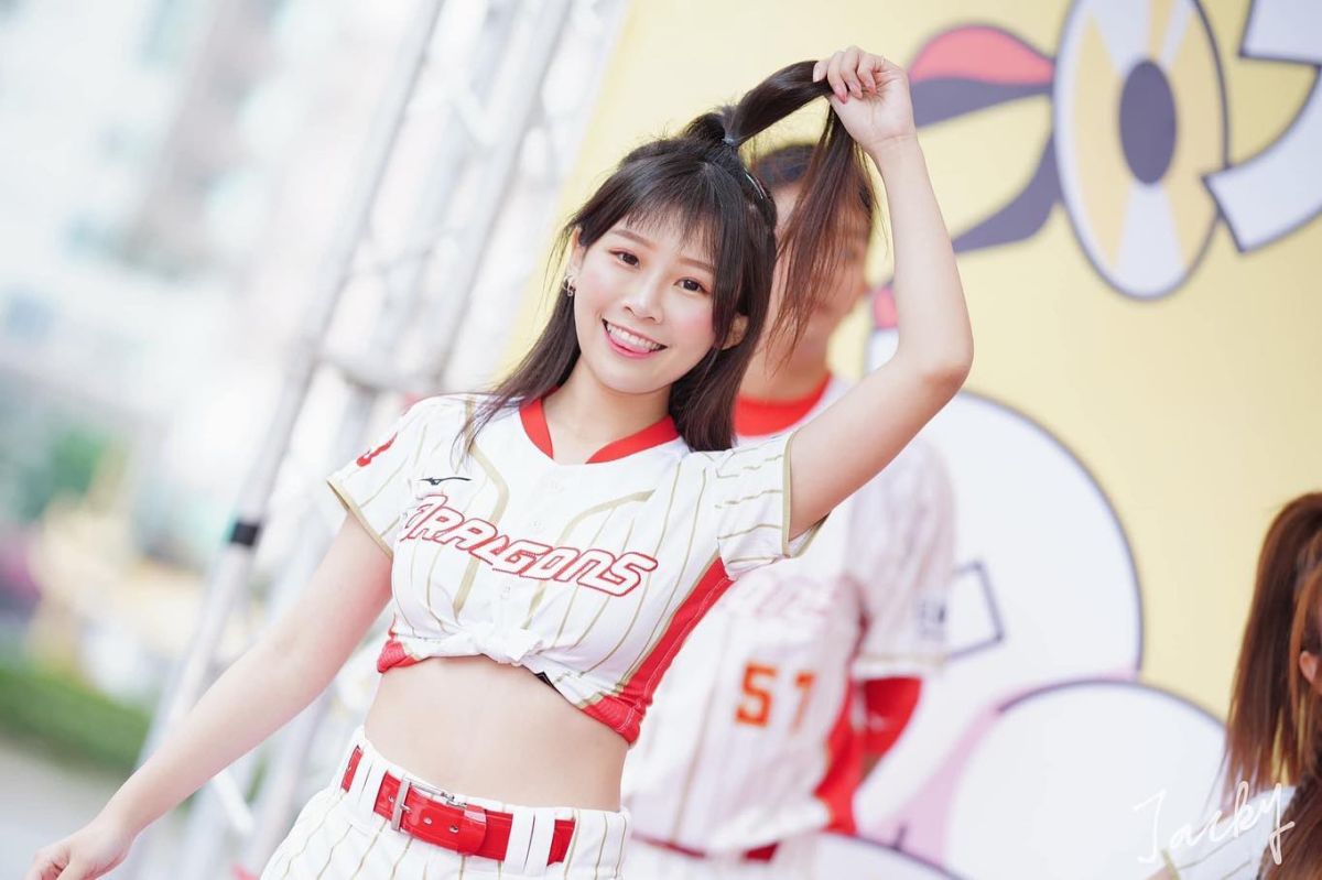 ▲味全龍小龍女馬妹。（圖／取自馬妹馬萱庭臉書）