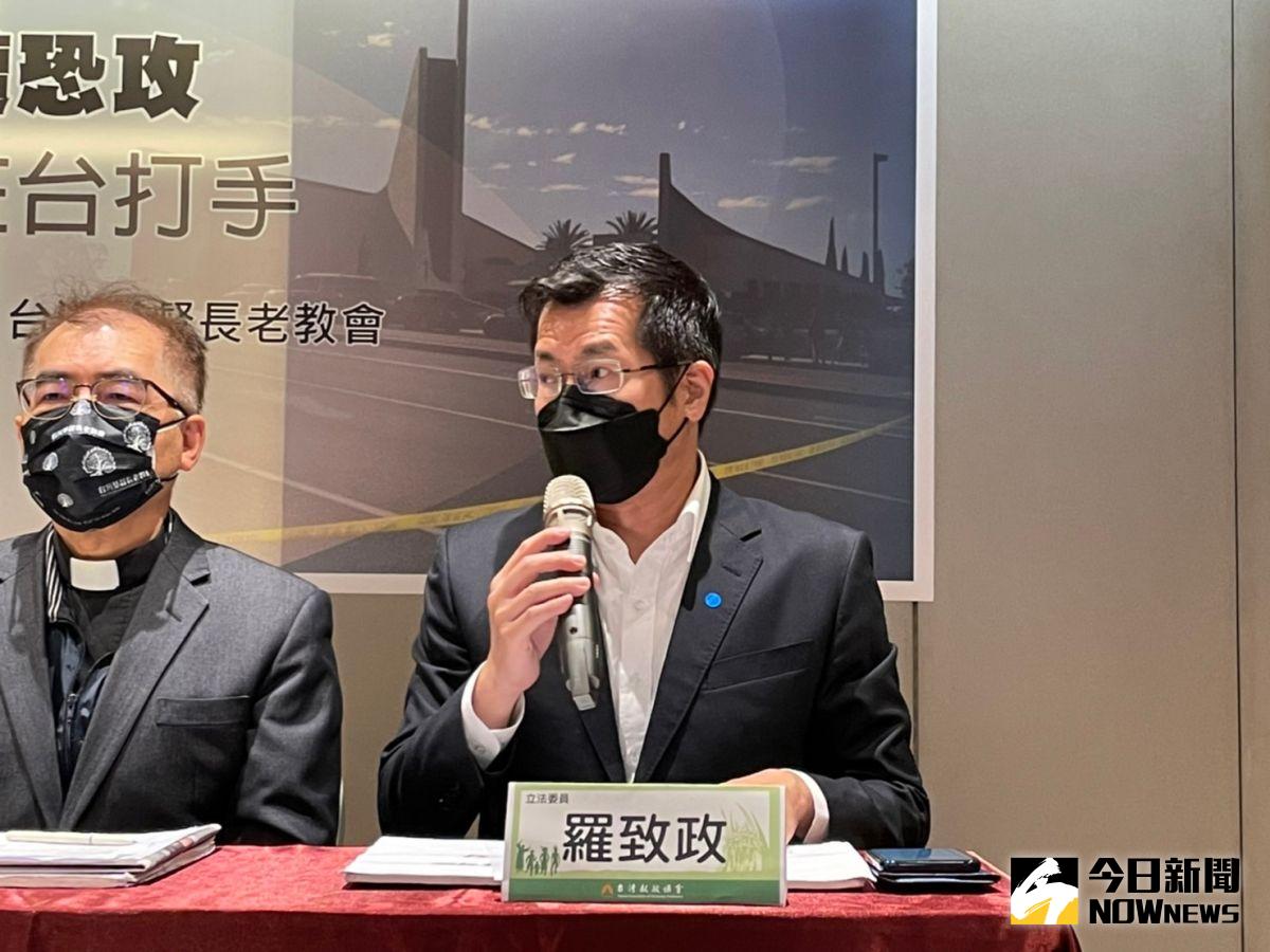 ▲民進黨立委羅致政表示《台灣政策法》打破美對台戰略模糊，對台安全承諾更加明確。（圖／記者黃宣尹攝）