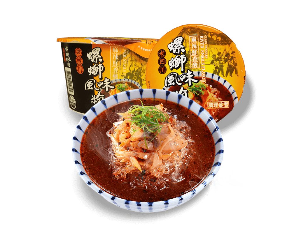 ▲中國製螺螄粉被要求下架，但台灣製老四川螺螄風味粉酸辣粉則依舊可以合法販售，可以幫民眾一解想吃螺螄粉的癮。（圖／momo購物網提供）