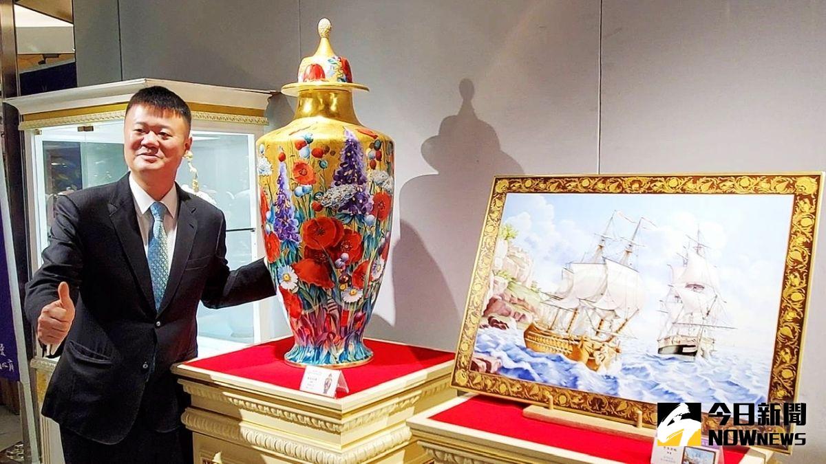 ▲「2022雙劍麥森―雙劍無雙瓷器瑰寶」特展，於高雄漢來飯店1樓Event Hall展出。（圖／記者陳美嘉攝，2022.05.18）