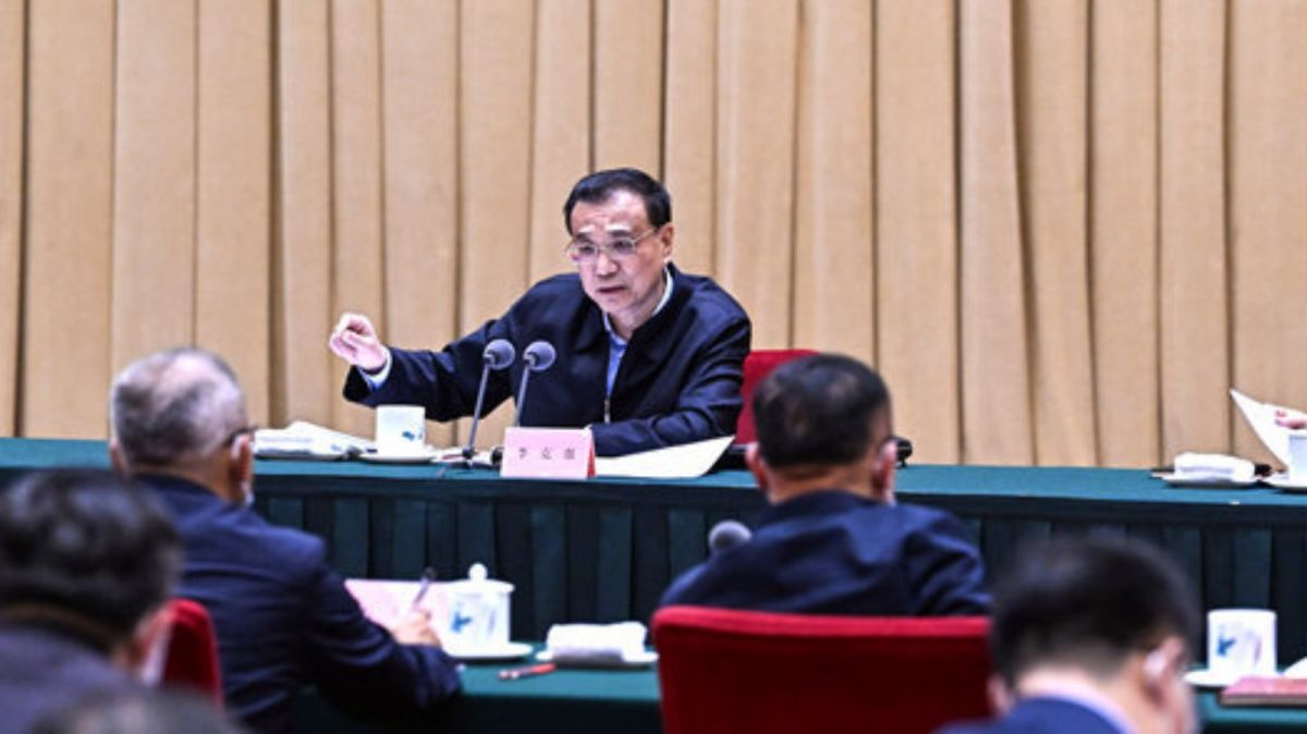 ▲中國國務院總理李克強18日在雲南主持保就業座談會。（圖／翻攝自新華社）