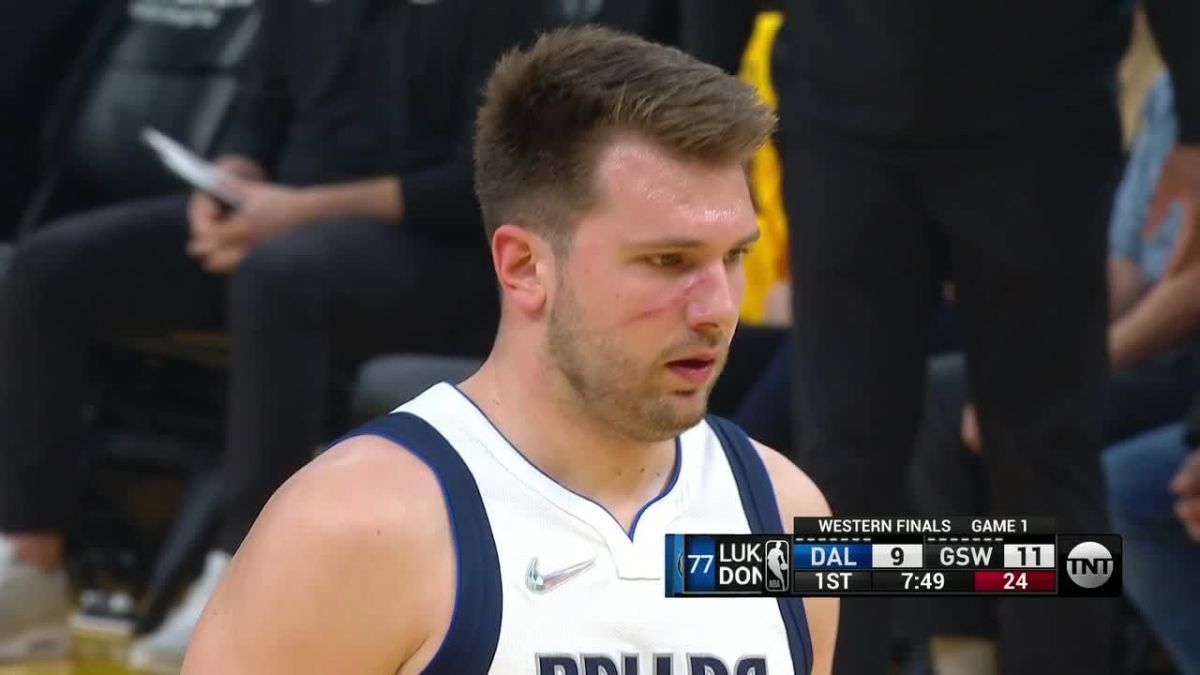 ▲Luka Doncic似乎有傷（取自CLUTH POINTS)