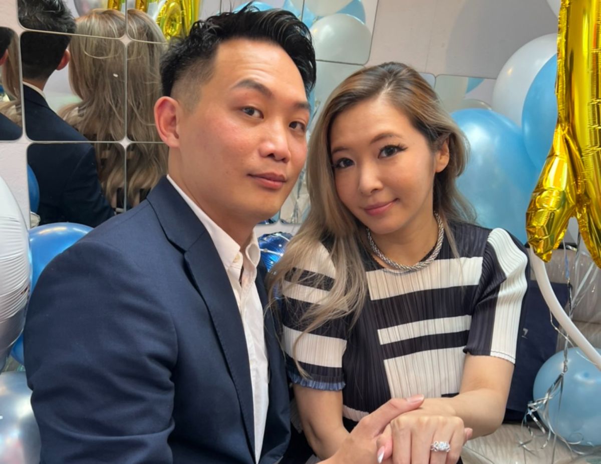 ▲Makiyo（右）剛和老公小金結婚5個多月就鬧婚變。（圖／經紀人提供）