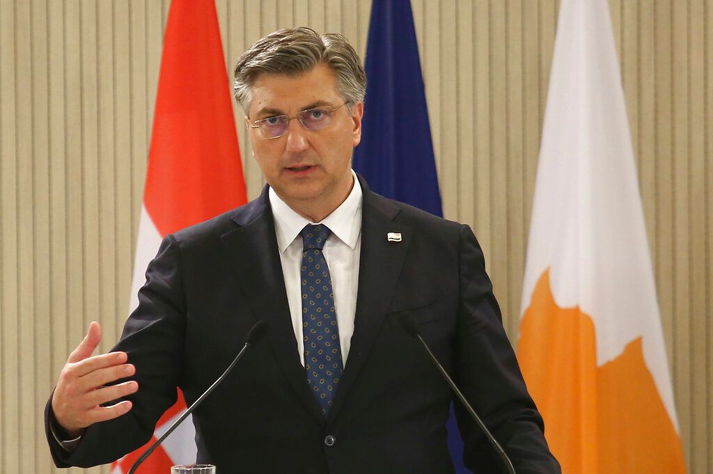 ▲克羅埃西亞已符合加入歐元單一貨幣區域的所有標準，為它在明年1月1日成為歐元區第20個成員國鋪路。圖為克羅埃西亞總理普蘭科維奇（Andrej Plenković）。（圖／美聯社／達志影像）