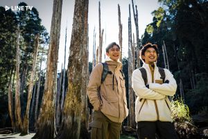 ▲劉冠廷(右)與陳柏霖首度探索忘憂森林。(圖/LINE TV提供) ▲劉冠廷(右)與陳柏霖首度探索忘憂森林。(圖/LINE TV提供)