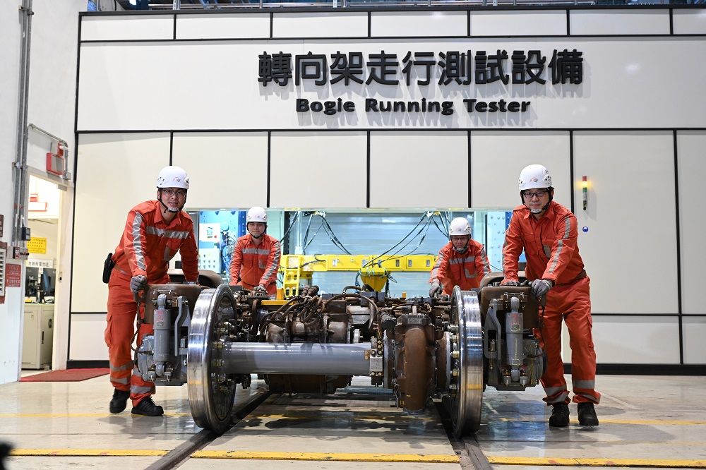 ▲工研院與台灣高鐵攜手打造本土化「轉向架走行測試設備」（BRT）整體國產化比例高達99.66%。（圖／工研院提供）