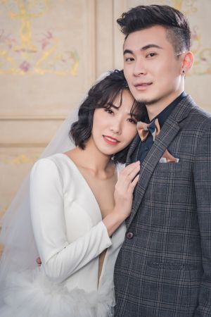 ▲大牙和老公因打羽球結緣。(圖/韓國藝匠提供) ▲大牙和老公因打羽球結緣。(圖/韓國藝匠提供)