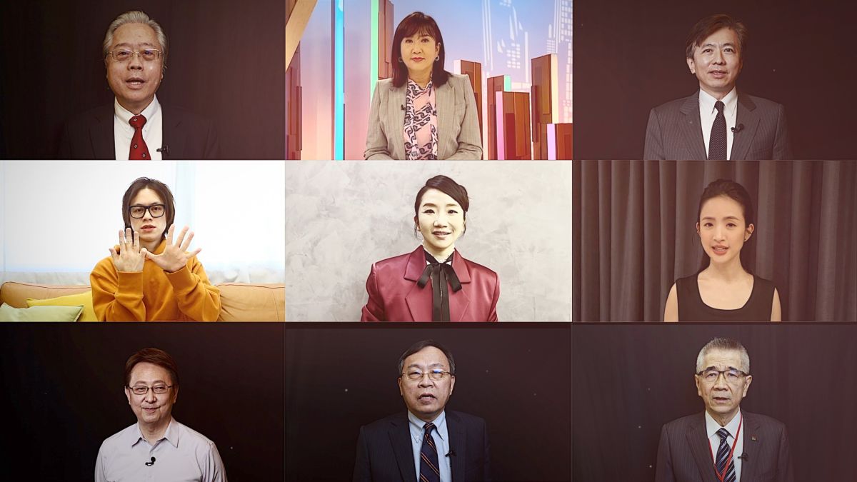 ▲國立政治大學今（20）日舉辦95週年校慶慶祝大會，藝人校友林依晨、陶晶瑩、Youtuber HowHow等人錄製影片，祝賀母校生日快樂。（圖／政大提供）