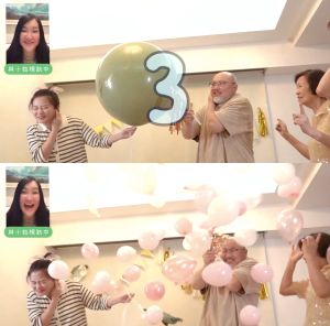 ▲趙小僑、劉亮佐「寶寶性別趴」。(圖/趙小僑YouTube) ▲趙小僑、劉亮佐「寶寶性別趴」。(圖/趙小僑YouTube)