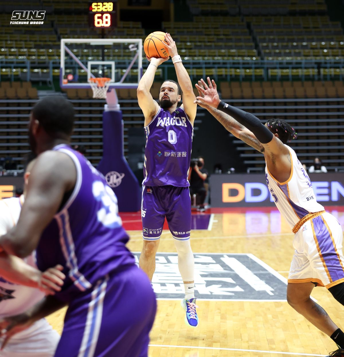 ▲塔克攻下全場最高44分。（臺中葳格太陽提供）