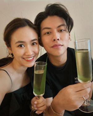 ▲吳姍儒難得跟風,曬出另一半的合影。(圖/翻攝吳姍儒IG) ▲吳姍儒難得跟風,曬出另一半的合影。(圖/翻攝吳姍儒IG)