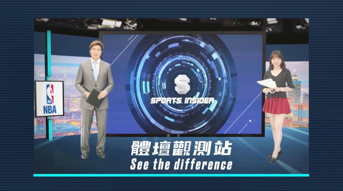 ▲體壇觀測站由常富寧主持。（圖／ELEVEN提供）