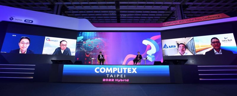 ▲COMPUTEX 2022今（23）日舉行全球記者會，齊聚科技領導廠商代表暢談 ICT 產業如何化疫情挑戰為營運轉機。（圖／貿協提供）