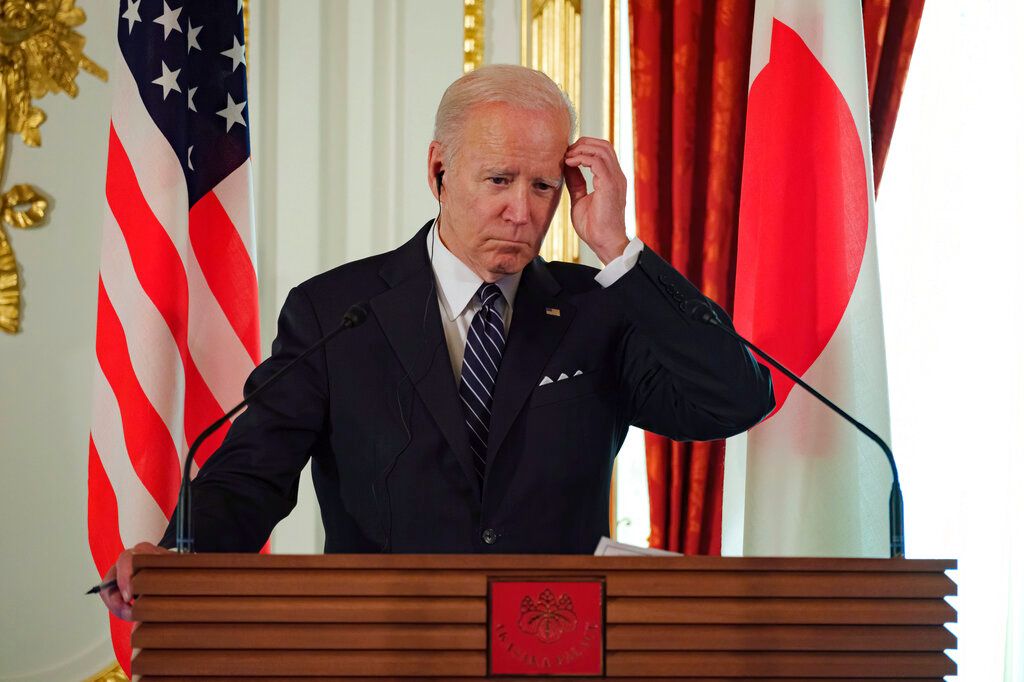 ▲美國總統拜登上任後首次亞洲行，宣佈啟動「印太經濟框架」（IPEF）與出席「四方安全對話」（QUAD）皆隱約有意對抗中國。（圖／美聯社／達志影像）