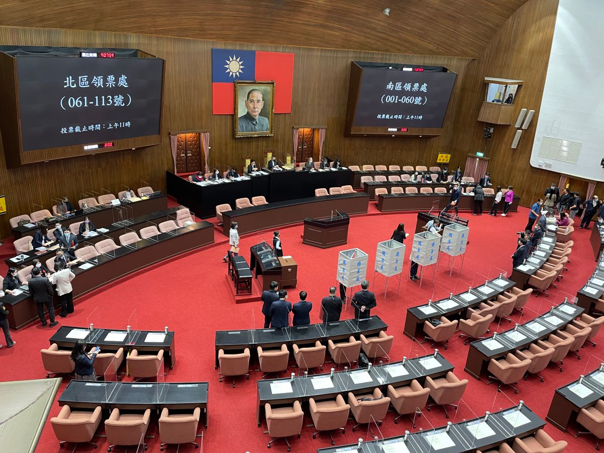 ▲立法院院會今（24）日三讀通過《災害防救法》修正案。（圖／記者王敏旭攝，2022.05.24）