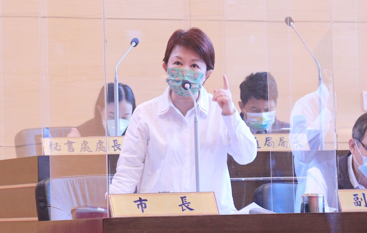 ▲台中市長盧秀燕表示，疫情洪峰已逐漸南下，「現在中南部該提高警覺了」。（圖／台中市政府提供，2022.05.24）